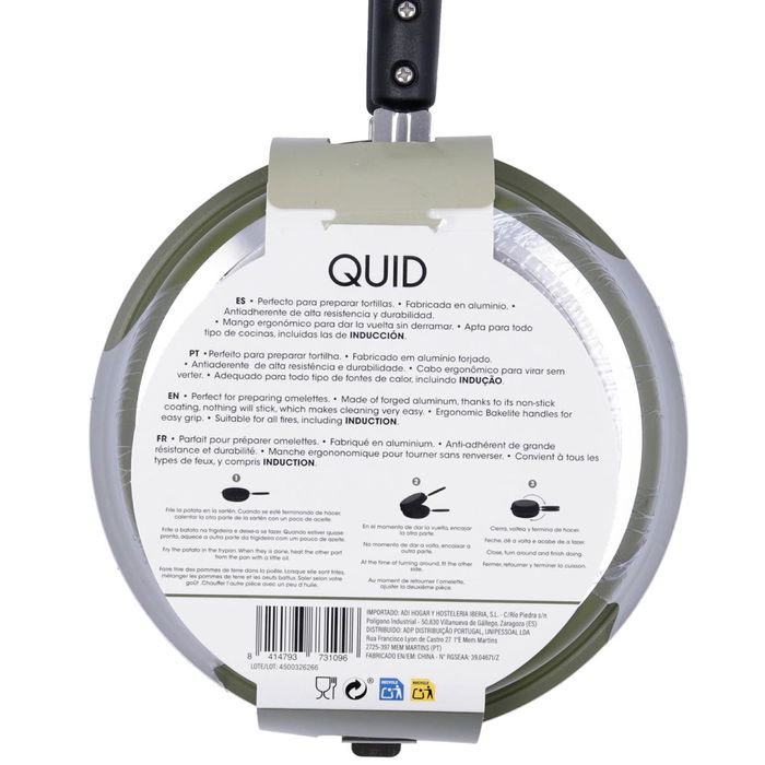 Sartén Doble Tortilla Naturalia Quid 20 cm