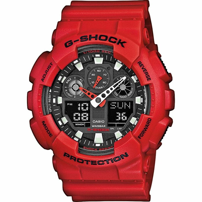 Casio G-Shock GA-100B-4AER Rojo