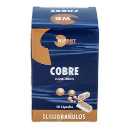 WAYDIET NATURAL PRODUCTS Cobre Oligogranulos 50 Capsulas