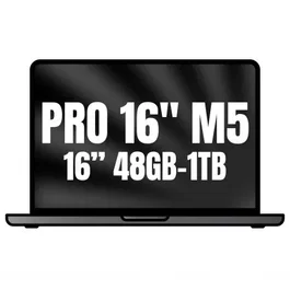 Apple MacBook Pro 16" MGEC4Y/A - Chip M5 Pro (18-Core CPU, 20-Core GPU), 48GB RAM, 1TB SSD, Negro Espacial