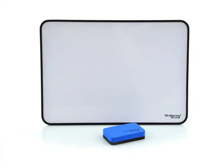 OFFICE BOX Pizarra Blanca Reversible Doble Cara A4