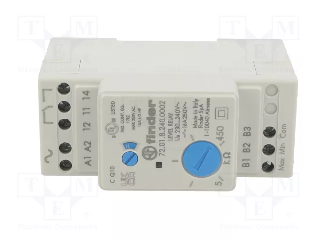FINDER Relé de monitorización de nivel para líquido conductivo FINDER Relé de monitorización de nivel para líquido conductivo