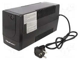 Qoltec 53772 Sistema de alimentación ininterrumpida Línea interactiva 650VA 360W
