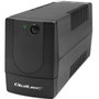Qoltec 53772 Sistema de alimentación ininterrumpida Línea interactiva 650VA 360W Negro