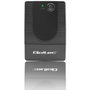 Qoltec 53772 Sistema de alimentación ininterrumpida Línea interactiva 650VA 360W Negro