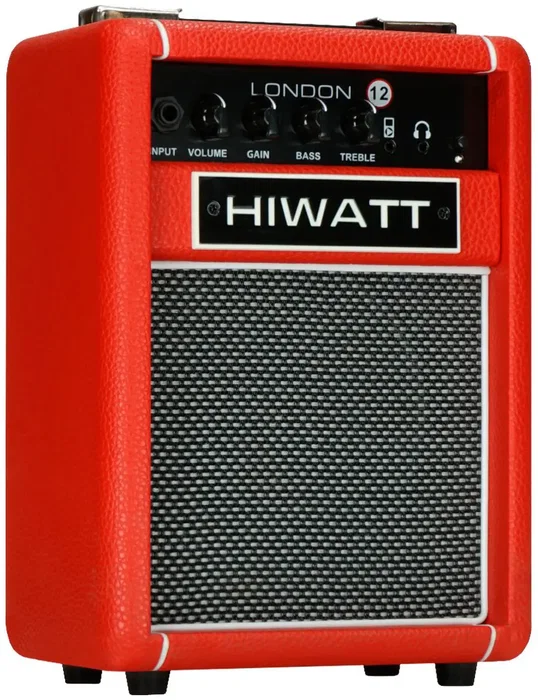 HIWATT Amplificador Guitarra Combo London Bluetooth 12W 1x6.5" Rojo