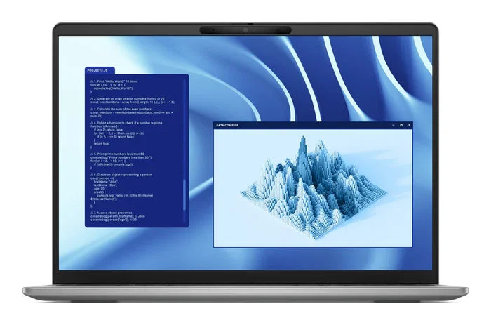 Dell Latitude 7455 Copilot+ PC Portátil 35.6 cm (14") QHD+ Táctil - Snapdragon X Plus X1P-64-100, 16GB RAM, 512GB SSD, Wi-Fi 7, Windows 11 Pro Español, Gris