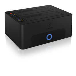 ICY BOX IB-1232CL-U3 Dockingstation USB 3.2 Gen 1 para 2 unidades SATA de 2.5/3.5 pulgadas
