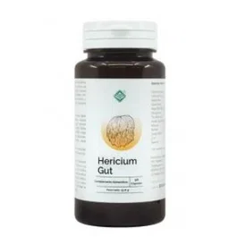GHEOS Hericium Gut 96 Cápsulas - Complemento Alimenticio con Extractos Vegetales, Glutamina, Quecitina, Vitaminas y Minerales para Mucosas, Metabolismo e Inmunidad