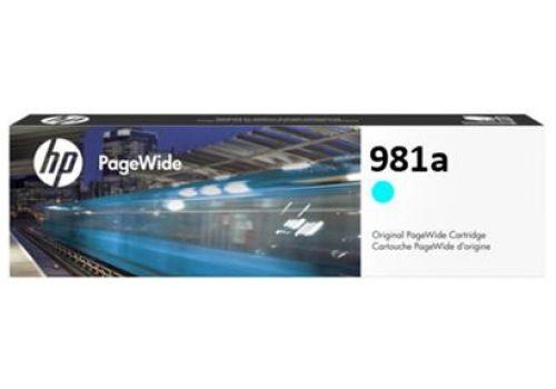 HP Cartucho de Tinta Nº981A Cian, Rendimiento 6000 Pµg HP Cartucho de Tinta Nº981A Cian, Rendimiento 6000 Pµg