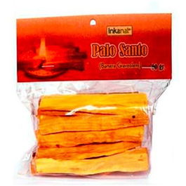 INKANAT Palo Santo 60Gr. Incienso Natural, Limpia Ambientes, Armoniza Energías