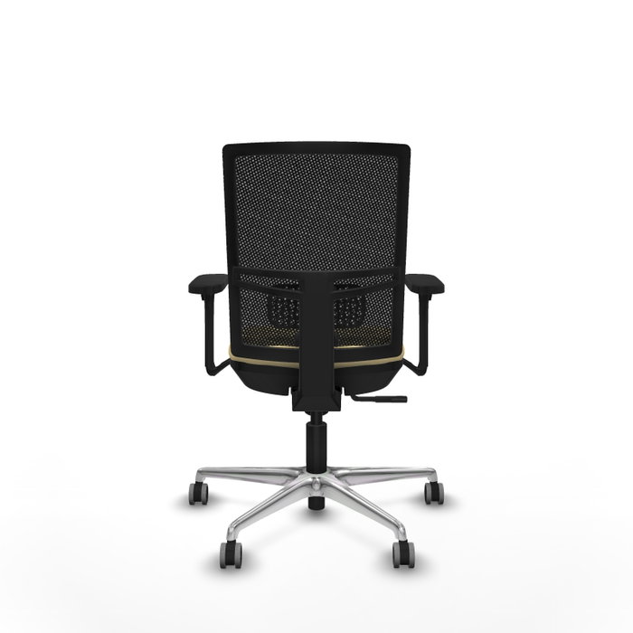 PIQUERAS Y CRESPO Silla de oficina Yunquera con mecanismo Sincro, Crema y Negro PIQUERAS Y CRESPO Silla de oficina Yunquera con mecanismo Sincro, Crema y Negro