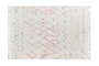 DKD Home Decor Alfombra de Poliéster con Diseño de Rombos Multicolor 160x230x0,7 cm
