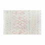 DKD Home Decor Alfombra de Poliéster con Diseño de Rombos Multicolor 160x230x0,7 cm