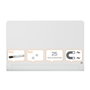 NOBO Pizarra de Cristal Magnética Diamond Esquinas Redondeadas 993x559 mm