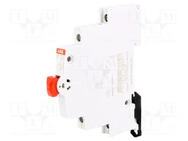 ABB Interruptor de botón rojo 16A 250VAC para raíl DIN