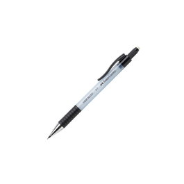 FABER-CASTELL Pack de 10 Portaminas Grip-Matic 0,7 mm azul cielo con avance automático y goma