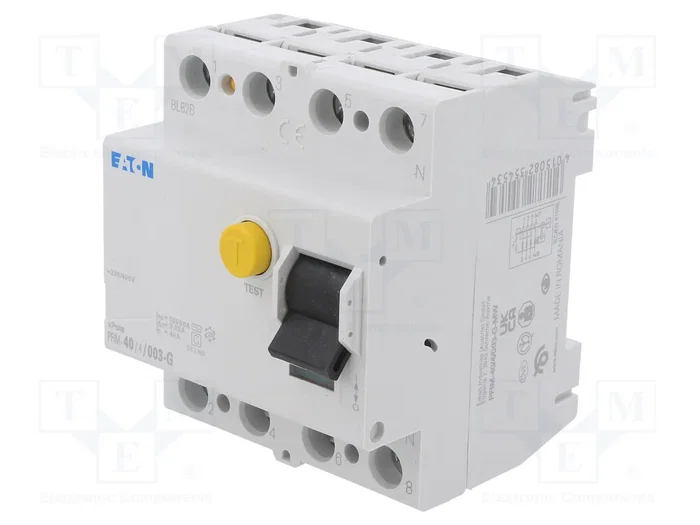 EATON ELECTRIC Interruptor diferencial PFIM 4 polos 40A 30mA EATON ELECTRIC Interruptor diferencial PFIM 4 polos 40A 30mA