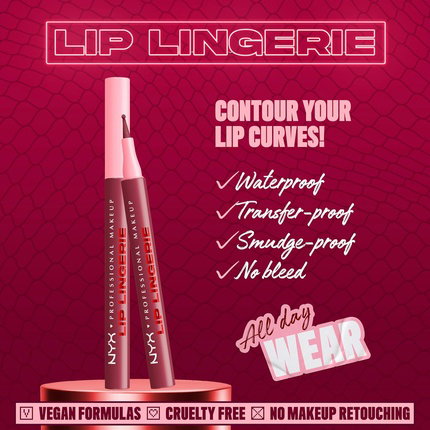 Nyx Professional Make Up Lip Lingerie #11-Hot & Heavy
