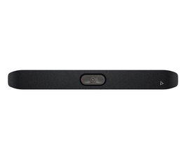 POLY Studio X32 A3SV5AA Barra de Vídeo Multifunción 4K UHD con PoE y Wi-Fi para Videoconferencias, 20 MP, 4 Micrófonos, Bluetooth 5.0, Negro