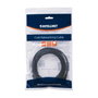 Intellinet Cable de red Cat6 U/UTP RJ45 3m Negro con hebilla protectora