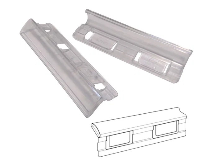 Gio Visor para Carpeta Colgante Cristal Transparente 85x15 mm (Pack de 25) Gio Visor para Carpeta Colgante Cristal Transparente 85x15 mm (Pack de 25)