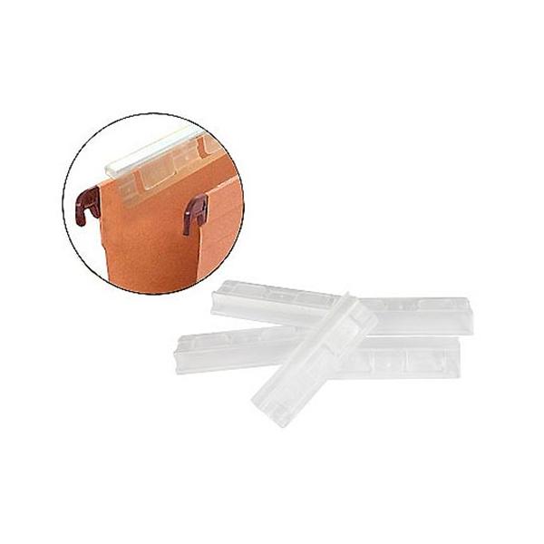Gio Visor para Carpeta Colgante Cristal Transparente 85x15 mm (Pack de 25) Gio Visor para Carpeta Colgante Cristal Transparente 85x15 mm (Pack de 25)