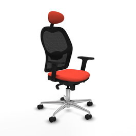 PIQUERAS Y CRESPO Silla de oficina Jorquera Naranja/Negro