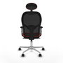 PIQUERAS Y CRESPO Silla de oficina Jorquera Naranja/Negro