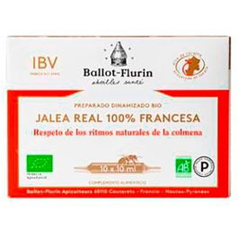 BALLOT-FLURIN Jalea Real Francesa Ecológica 10 Ampollas Bio Certificada
