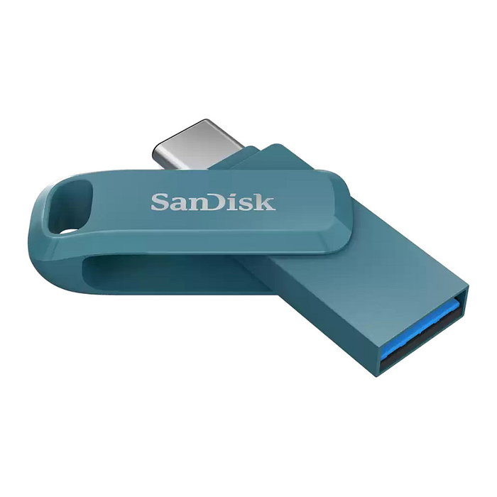 Sandisk Ultra Dual Drive Go 512 GB USB C 3.2 Gen 1 400 MB/s Turquesa Sandisk Ultra Dual Drive Go 512 GB USB C 3.2 Gen 1 400 MB/s Turquesa