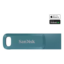 Sandisk Ultra Dual Drive Go 512 GB USB C 3.2 Gen 1 400 MB/s Turquesa