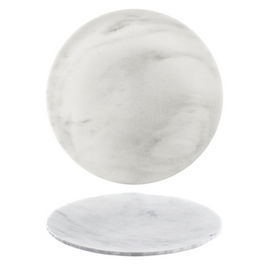 SUMMA PREMIUM SUPIEDRA Plato Blanco para Vajilla, 30 cm de Diámetro, Natural y Artesanal (Set de 3)