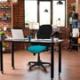 PIQUERAS Y CRESPO Alocén Silla de Oficina Bali Negro con Malla y Brazos 2D