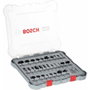 Bosch Professional Juego de 30 fresas mixtas con diámetro de vástago de 6 mm
