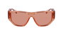 Ferragamo SF1077S-838 Gafas de sol unisex con detalles naranja y cristal rosa