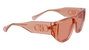 Ferragamo SF1077S-838 Gafas de sol unisex con detalles naranja y cristal rosa