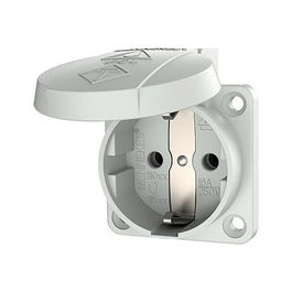 Mennekes 11010 Enchufe de Pared Tipo F 2P+E IP54 16A Blanco Universal 230V