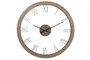 DKD Home Decor Reloj Abeto Metal Marrón y Negro 140x8x140 cm