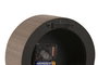 DKD Home Decor Reloj Sixties Curva Elegant Marron Negro 140x140x8 cm
