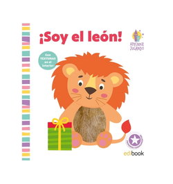 SALDAÑA A aprender jugando libro texturas- ¡ soy león !