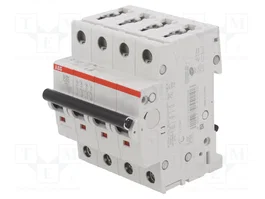 ABB S200 Interruptor magnetotérmico 4 polos 50A 6kA