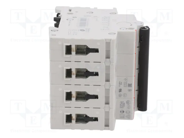 ABB S200 Interruptor magnetotérmico 4 polos 50A 6kA ABB S200 Interruptor magnetotérmico 4 polos 50A 6kA
