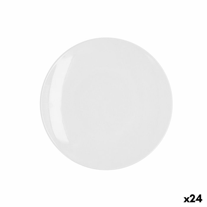 Quid Plato Postre Melamina Select Basic Blanco 20 cm (24 Unidades) inevitable