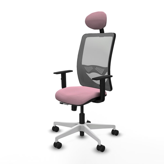 PIQUERAS Y CRESPO Silla de oficina Zulema Rosa y Gris PIQUERAS Y CRESPO Silla de oficina Zulema Rosa y Gris