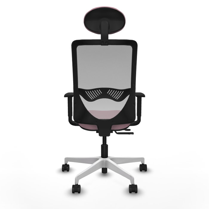 PIQUERAS Y CRESPO Silla de oficina Zulema Rosa y Gris PIQUERAS Y CRESPO Silla de oficina Zulema Rosa y Gris