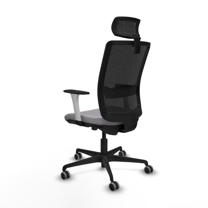 PIQUERAS Y CRESPO Silla de oficina Haches Gris con mecanismo Sincro/Traslack PIQUERAS Y CRESPO Silla de oficina Haches Gris con mecanismo Sincro/Traslack