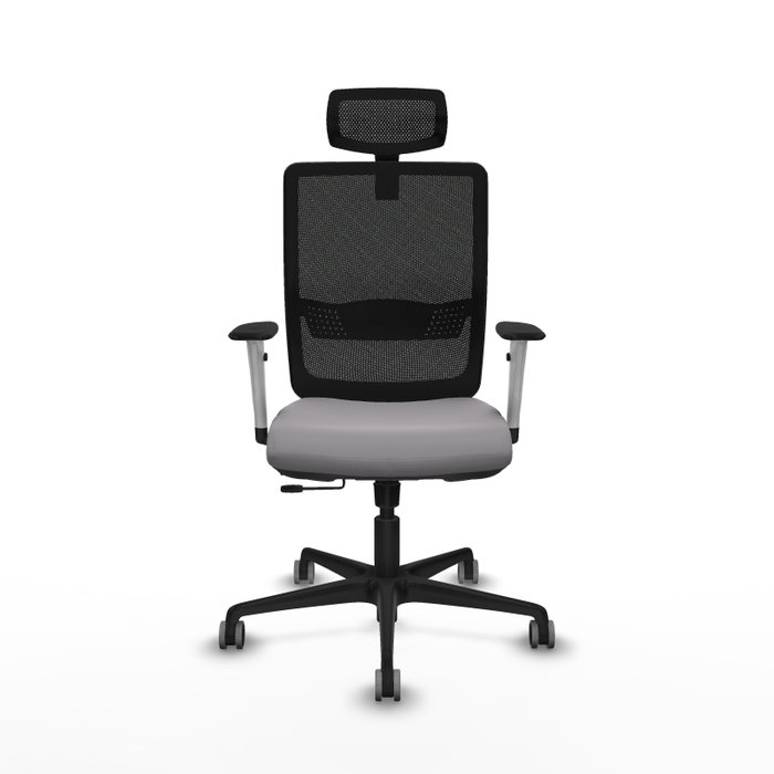PIQUERAS Y CRESPO Silla de oficina Haches Gris con mecanismo Sincro/Traslack PIQUERAS Y CRESPO Silla de oficina Haches Gris con mecanismo Sincro/Traslack