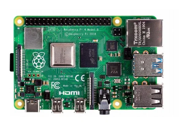 Raspberry Pi 4 Model B - Placa base de desarrollo con 2GB LPDDR4, BCM2711 Quad-Core, Wi-Fi, Bluetooth 5.0, 4 puertos USB, Gigabit Ethernet