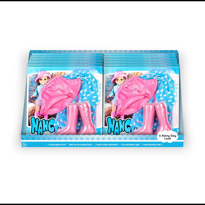 Famosa Nancy Un Look De Lluvia Nac31000 Conjunto Chubasquero Botas Y Gorro +4 Años